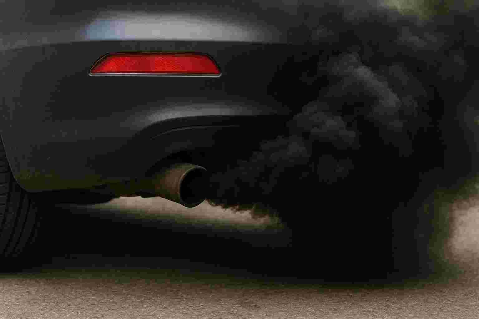 دود سیاه هنگام خام سوزی ماشین