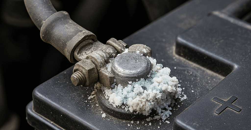 نمای نزدیک کابل‌های سولفاته یا شل