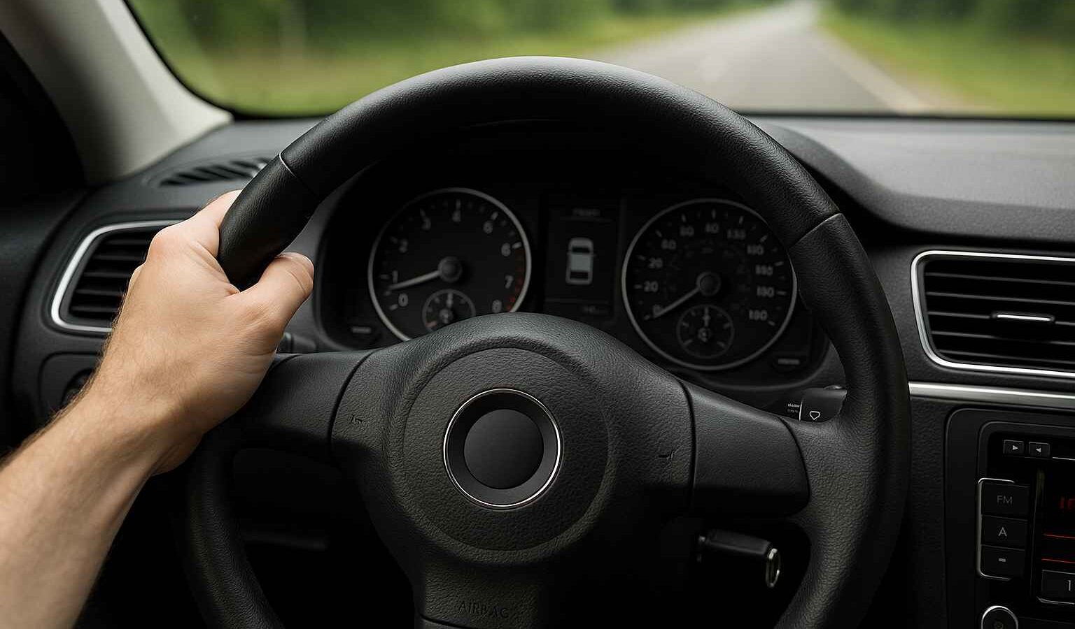 دست روی فرمان