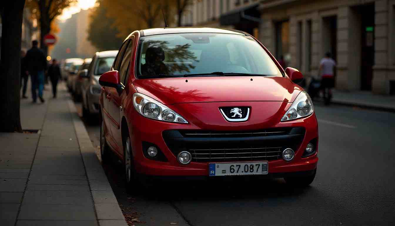 پژو 207 پارک شده